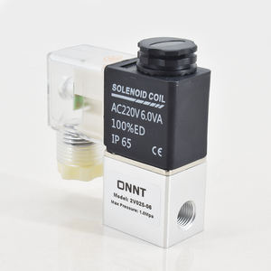 Airtac 2/2-Wege 2V025-06 AC220V DC24V AC110V DC12V Pneumatisches mechanisches <span class=keywords><strong>Pilot</strong></span> ventil 1/8 ''Elektro magnet 2-Wege-pneumatische Teile - Product Image 3