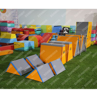 ZONWINXIN, suministro de fábrica, equipo de Parkour personalizado, deflector de trípode de goma pequeño de alta calidad, juego de equipo de Parkour para niños