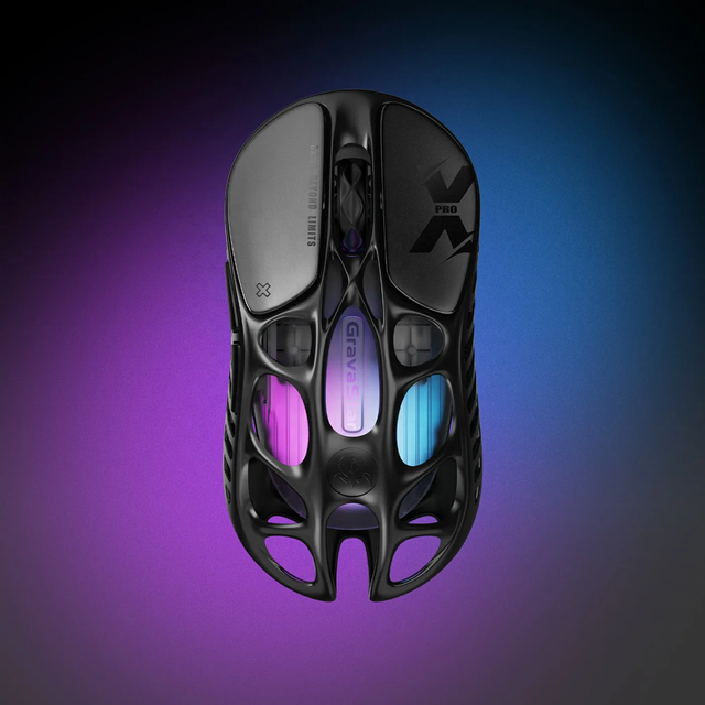 Best Seller GravaStar Mercury X Pro 8KHz Wireless Gaming Mouse PAW3950 32000DPI 5 Buttons/RGB Custom Tri-Mode Mice for Gaming