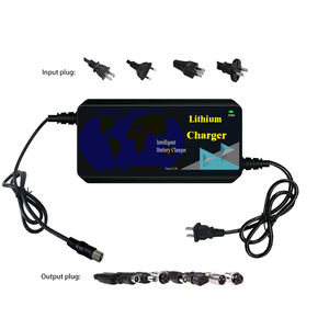 Chargeur 24V 36V 48V 72V pour Trottinette <span class=keywords><strong>Moto</strong></span> Électrique Scooter, Chargeur Ebike Réglable pour Batterie Lithium 36V - Product Image 1