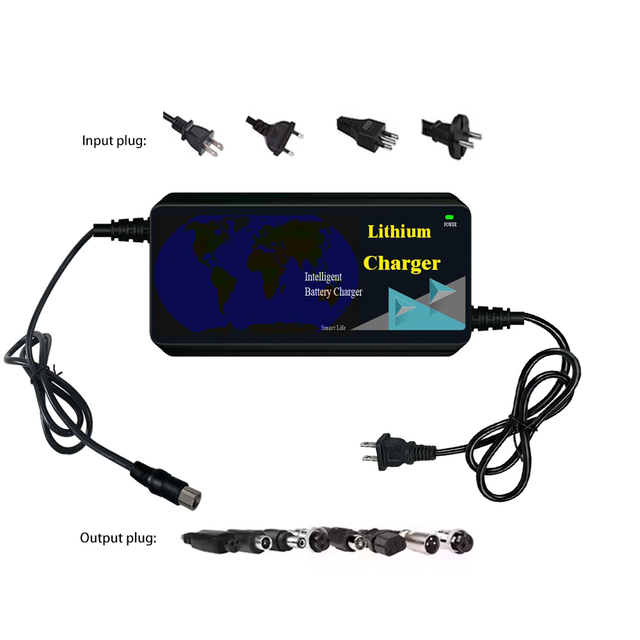 24v 48v 72v 36v Charger  for Scooter Electric Motorcycle Scooter Adjustable Ebike Charger  36v Lithium Battery Charger