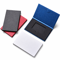 Boîte cadeau de luxe en carton pour cartes de crédit VIP, support magnétique rigide personnalisé pour cartes de visite professionnelles en métal avec logo