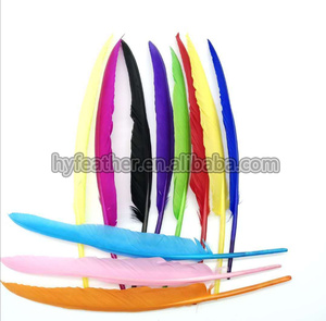 Pluma blanca de pato Natural para manualidades Diy, tocado, sombrero, accesorio para disfraz de pelo, fiesta de carnaval, boda, hogar, decoración de Halloween - Product Image 2