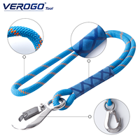 VEROGO Corde de suspension robuste en nylon de 60 cm avec crochets en acier inoxydable pour hamac, chaise suspendue et siège de balançoire d'extérieur, installation facile