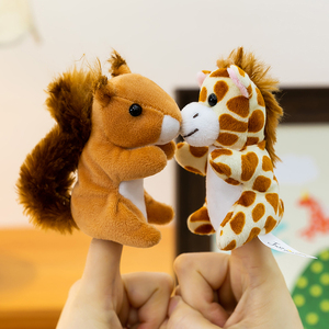 Juego de 30 Marionetas de Dedos de Animales de Dibujos Animados, Juguetes de Peluche Suaves Hechos a Mano para Niños, para Contar Cuentos y Jugar a Roles - Product Image 2