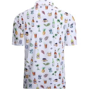 เสื้อกอล์ฟฮาวายผู้ชายแบบสั่งทำพิเศษ พิมพ์ลายดิจิทัล ระบายเหงื่อได้ดี แขนสั้น - Product Image 2