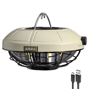 Luce ricaricabile senza fili Gargen con treppiede USB-C lampada di lavoro 1/4 ''staffa foro di oscuramento Fix su palo campeggio lanterna - Product Image 1