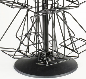 Hot bán 2-tier dây kim loại Countertop <span class=keywords><strong>Rack</strong></span> hiển thị đứng sắt chất liệu túi cho thiệp chúc mừng bưu thiếp bán buôn - Product Image 4