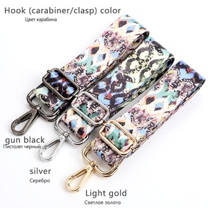 <b>Adjustable</b> Length Bag <b>Strap</b> Fashionable Full-colour Printing Women Messenger Belts Replacement Crossbody Handbag Shoulder <b>Strap</b> - Product Image 2