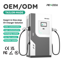 Nouvelle station de recharge rapide pour véhicules électriques Penoda 60 kW, 80 kW, 120 kW, 160 kW, avec RFID et 4G pour la recharge publique