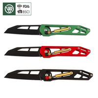 Couteau de survie pour le camping et la chasse, manche en alliage d'aluminium, couteau de poche utilitaire, couteau pliant tactique de haute qualité