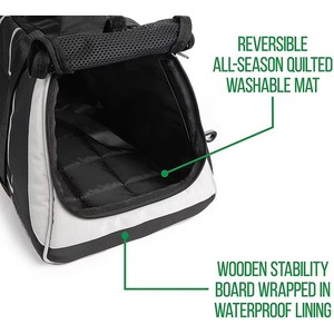 Transportín para Mascotas de Fábrica BSCI, Fácil de Transportar, para Gatos Medianos y Perros Pequeños Seguro, cómodo y conveniente. Aprobado por Aerolíneas, de Primera Calidad - Product Image 5