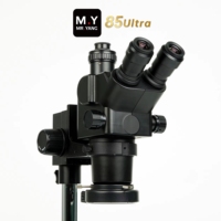 YCS 85Ultra Precision Continuous Zoom 6.3X-68X Trinocular Microscope WF10X/23 Eyepiece for PCB Electronics Soldering Repair Tool