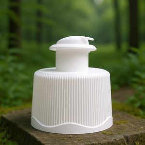 Tappo a pressione bianco in plastica usa e getta per bottiglie di bevande - Product Image 3