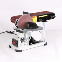 Machine à poncer à bande électrique pour le travail du bois, bricolage, petite machine à polir, machine de table à angle fixe pour couteaux