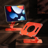 Support de tablette en métal pliable rotatif à 360 degrés Support pour iPad Pro de 11 pouces Supports pour PC pour une utilisation pratique