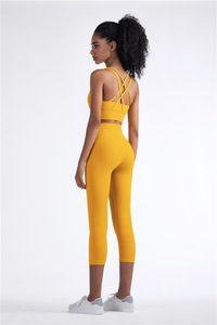 2023 nouveau <span class=keywords><strong>NULS</strong></span> aligner Sexy entraînement vêtements de sport vêtements de sport tenue Fitness Gym Yoga porter Yoga sport dos croisé soutien-gorge de sport - Product Image 4