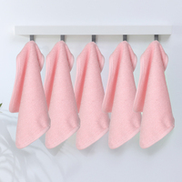 Factory Price Bamboo Baby Washcloths Square Face Towel Bath Towel Natural Organic Baby Cleaning Towels Set
