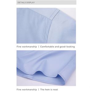 Camisas de Vestir Formales para Hombre con Logotipo Bordado Personalizado, Camisas de Negocios, Sin Plancha, Corte Ajustado, Talla Estadounidense, Venta al Por Mayor OEM - Product Image 4