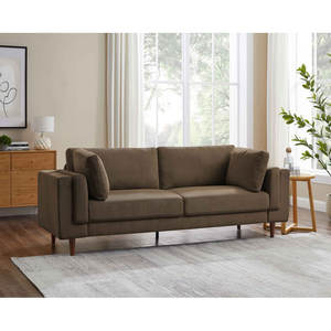 โซฟาพับได้ผ้าไมโครไฟเบอร์สไตล์อิตาเลียนแบบมินิมอลสมัยใหม่ เฟอร์นิเจอร์ห้องนั่งเล่นสำหรับบ้านยุคใหม่ - Product Image 4