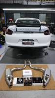 Silenciador de Escape CGW CNC de Alto Rendimiento, de Acero Inoxidable o Titanio, con Ajuste Perfecto para Porsche Cayman 981