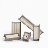 Boîte de présentation portable pour diamants et pierres brutes, présentoir à bijoux, accessoires pour gemmes, rangement pour bijoux