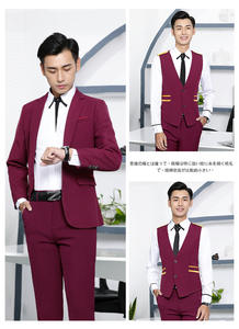 <span class=keywords><strong>KTV</strong></span>バー受付ウェイトレス作業着3ピースセット長袖ケータリングホテルスタッフユニフォーム - Product Image 6