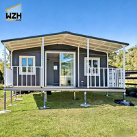 Maison 2 chambres à coucher Conteneur consommable de luxe australie extensible pliable tiny home casa pas cher 3 préfabriqué