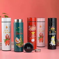 thermos isotherme en acier inoxydable, écologique, à affichage numérique de la température par LED intelligente, alimenté