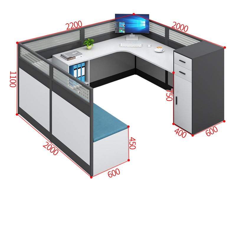 Escritorio de Oficina Modelo C con Cama Integrada