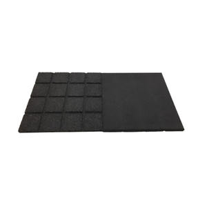Fournisseur en gros de matériaux recyclés haute densité, dalles en caoutchouc supersûres, tapis de sol pour aire de jeux, tapis de fitness en extérieur, 15-100 mm - Product Image 1