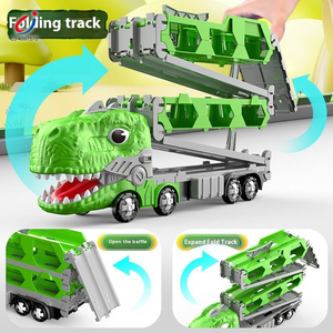 Chengji <span class=keywords><strong>dinosaure</strong></span> remorque camion retirer 2 en 1 transporteur de Transport <span class=keywords><strong>Garage</strong></span> éjection orbite déformé voiture <span class=keywords><strong>dinosaure</strong></span> enfants jouets enfants - Product Image 3
