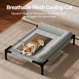 Cama Dobrável Sustentável Moderna para Animais de Estimação, para Cães e Gatos, à Prova de Umidade, Removível, Lavável, Cama Elevada de Algodão - Product Image 3