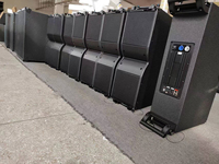 Enceintes amplifiées professionnelles Ava Double 8 pouces, système Line Array et Subwoofer actif 18 pouces, enceintes Line Array 8 pouces