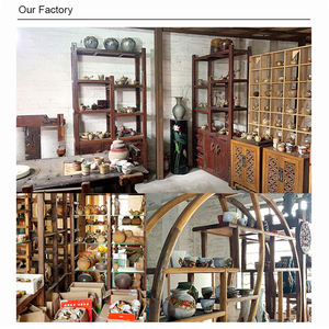 Table basse artisanale de style Wabi-sabi résistante aux hautes températures avec tasses à thé en céramique en forme de grenouille (ensemble de 6 pièces) - Product Image 6