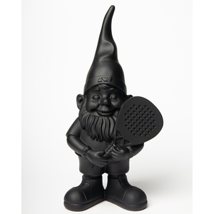 Statua del Nani Nero 29 Cm Decorazione da Giardino Scultura per Esterni - Product Image 1