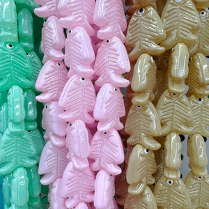 ลูกปัดแก้วรูปปลาหลากสี CH-LAB0175, ลูกปัดแก้วรูปปลาสุดน่ารัก, อุปกรณ์ตกแต่งลูกปัดแก้ว, ลูกปัดแบบหลวมขายส่งสำหรับทำเครื่องประดับ - Product Image 2