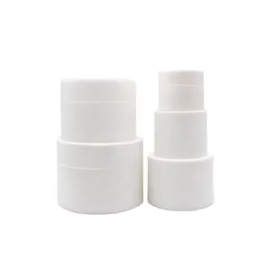Hot sale 30g 50g 100g empty white cosmetic plastic jar