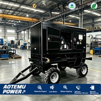 Générateur diesel silencieux sur remorque 800kw 100kw 120kw 180kva 200kva 225kva 250kva 300kva 325kva 350kva 375kva 400kva Triphasé ATS
