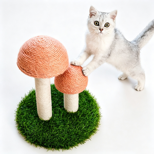 Arbre à chat avec structure d'escalade, petit nid pour chat, plateforme de saut intégrée, griffoir et jouets pour chat - Vente en gros pour l'exportation - Product Image 5