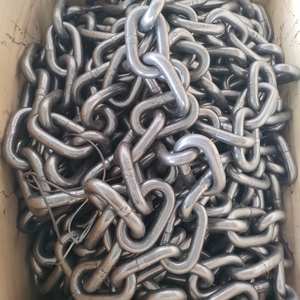 Cadena de Acero Soldada Galvanizada Estándar DIN764 de Alta Calidad, Eslabones Cortos y Largos, para Barandillas y Remolque - Product Image 5