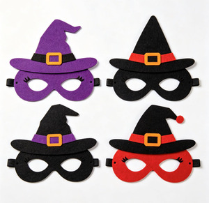 Máscara Infantil de Dibujos Animados para <span class=keywords><strong>Halloween</strong></span>, Paquete de Decoración DIY, Suministros de Maquillaje para Fiestas Escolares, Regalo para Niños - Product Image 5