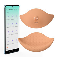 All-Inclusive Latex-Patch APP Fernbedienung Brustmassagegerät für Weibliche Bruststimulation Vibrator 9 Vibrationsmodi USB