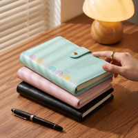 Carnet de notes A5 personnalisable en cuir, format compact, avec fente pour stylo, idéal pour les cadeaux d'affaires et les voyages, marque privée