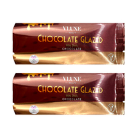 Sacs en mylar avec logo de marque personnalisé pochette d'emballage thermoscellée pour chocolat cacao en poudre café à 3 joints latéraux
