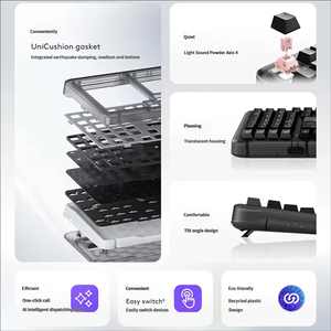 Logitech ALTO KEYS K98S Plus Translucent Custom Wireless Mechanical <b>Keyboard</b> Hot Swappable Gasket Custom Gaming <b>Keyboard</b> - Product Image 3