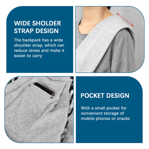 Bolsa de Transporte para Mascotas, Gatos, Cachorros, Viajes al Aire Libre, Bolso de Hombro para Perros, Bolso Tipo Sling de Algodón, Cómodo, Bolso de Mano, Mochila para Gatos - Product Image 5