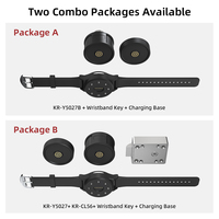 Kit de serrure à came passive alimenté par bracelet, solution de verrouillage sans batterie pour armoire de classement de données d'usine, d'atelier ou de bureau