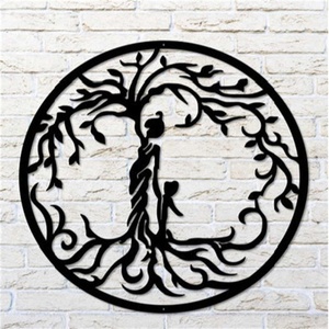 Albero della vita festa della mamma amore infinito produttori di decorazione per la <span class=keywords><strong>casa</strong></span> vendita calda in metallo arte della parete - Product Image 4