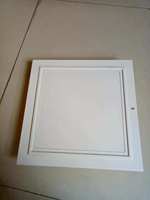 Porte d'accès carrée à charnières en aluminium pour système CVC, installation facile pour conduit de ventilation
